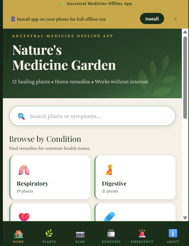 Ancestral Medicine Offline App gallery image