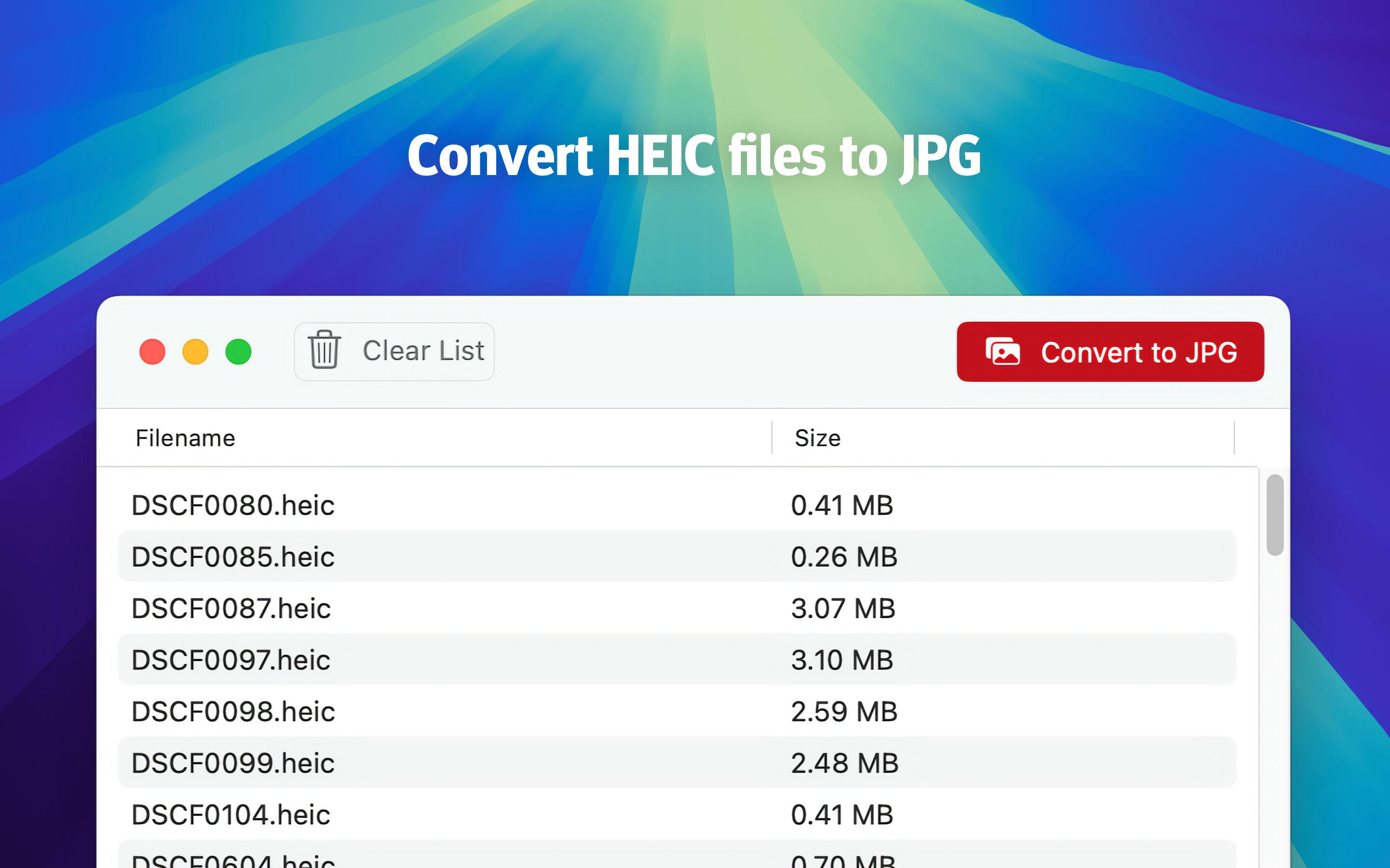 HEIC Dropper - Batch convert HEIC to JPG media 1