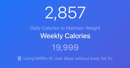 TDEE Calculator gallery image