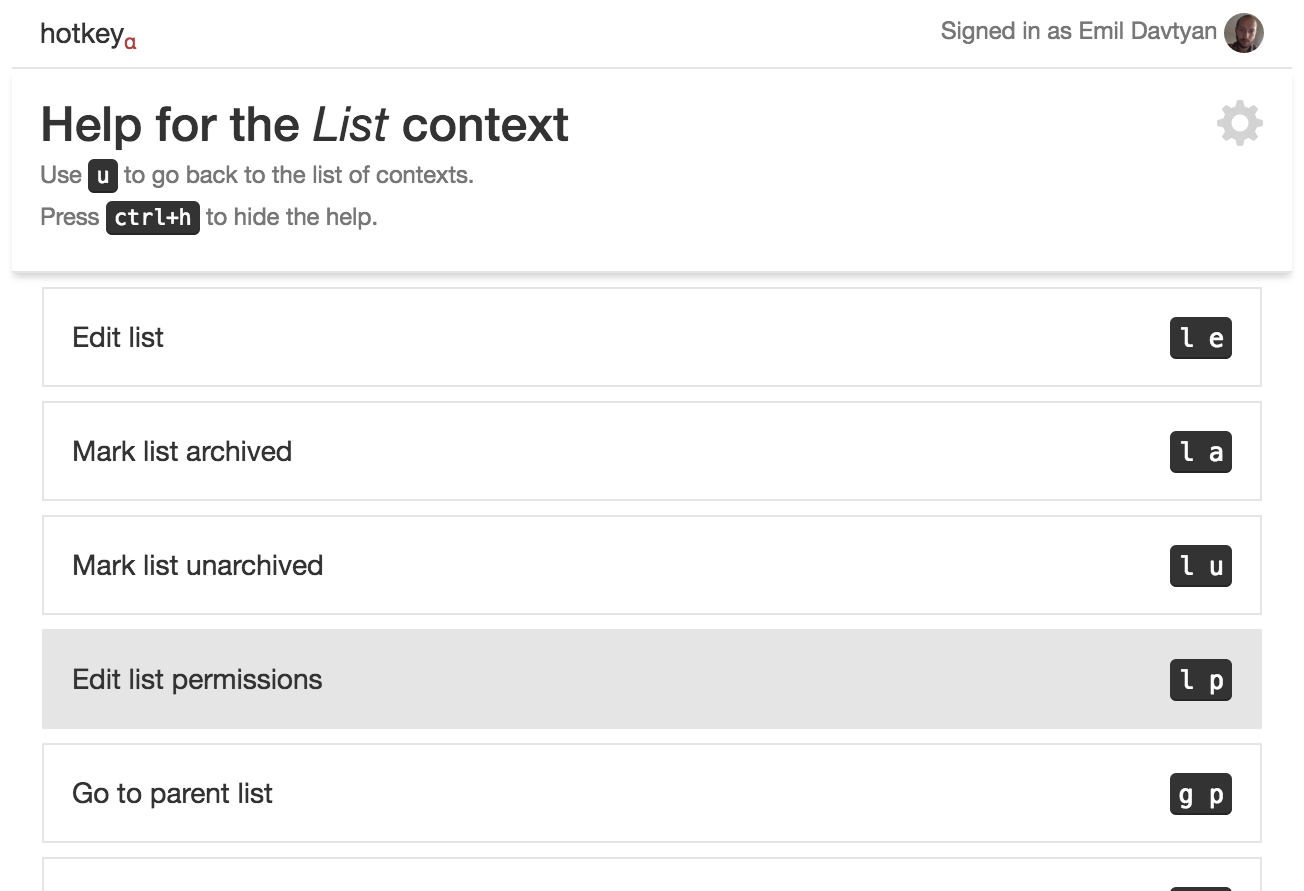 Hotkey gallery image