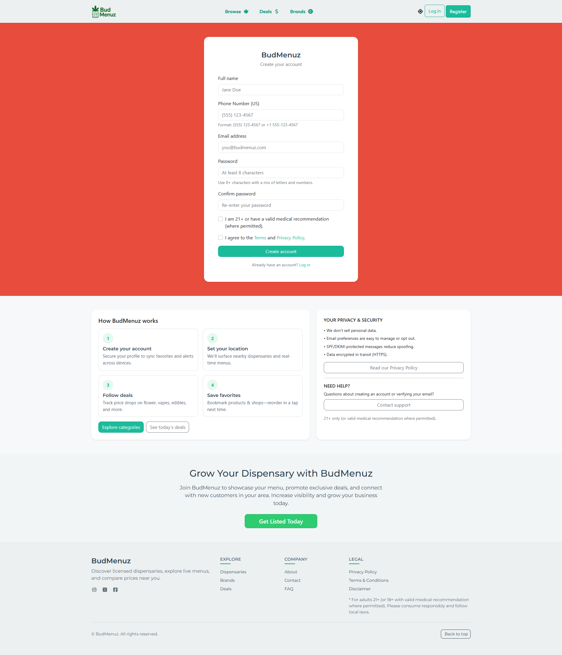 BudMenuz gallery image