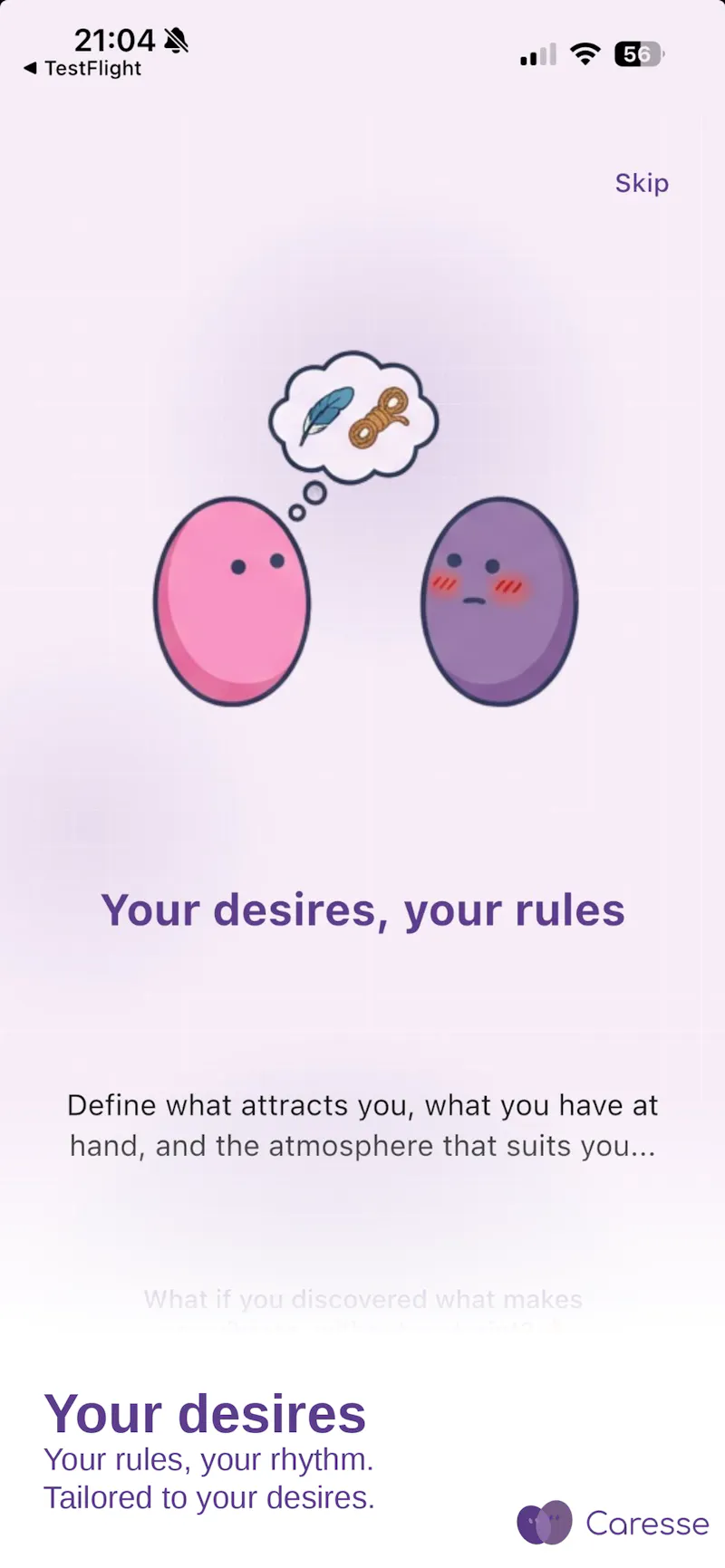 Caresse screenshot 4