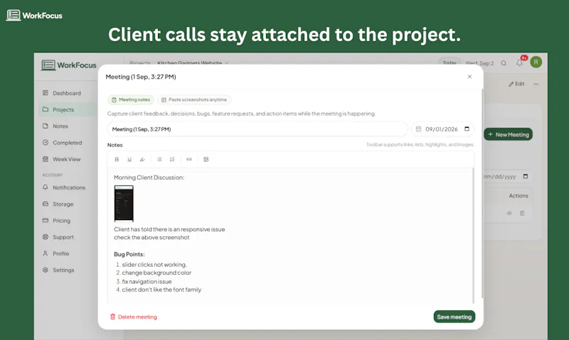 WorkFocus screenshot 5