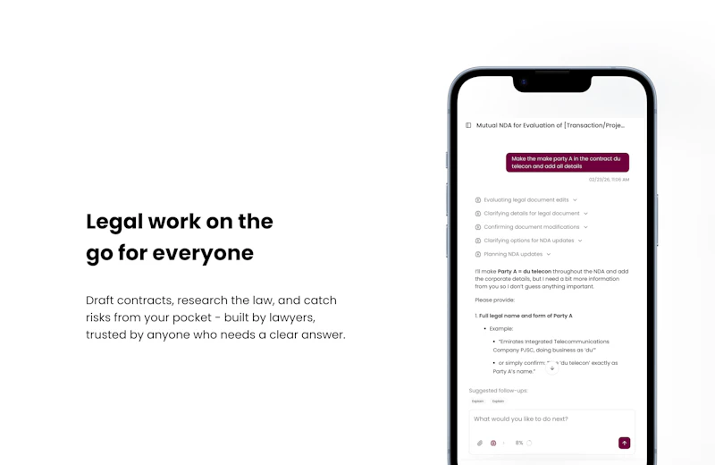 HAQQ Legal AI on Mobile screenshot 2