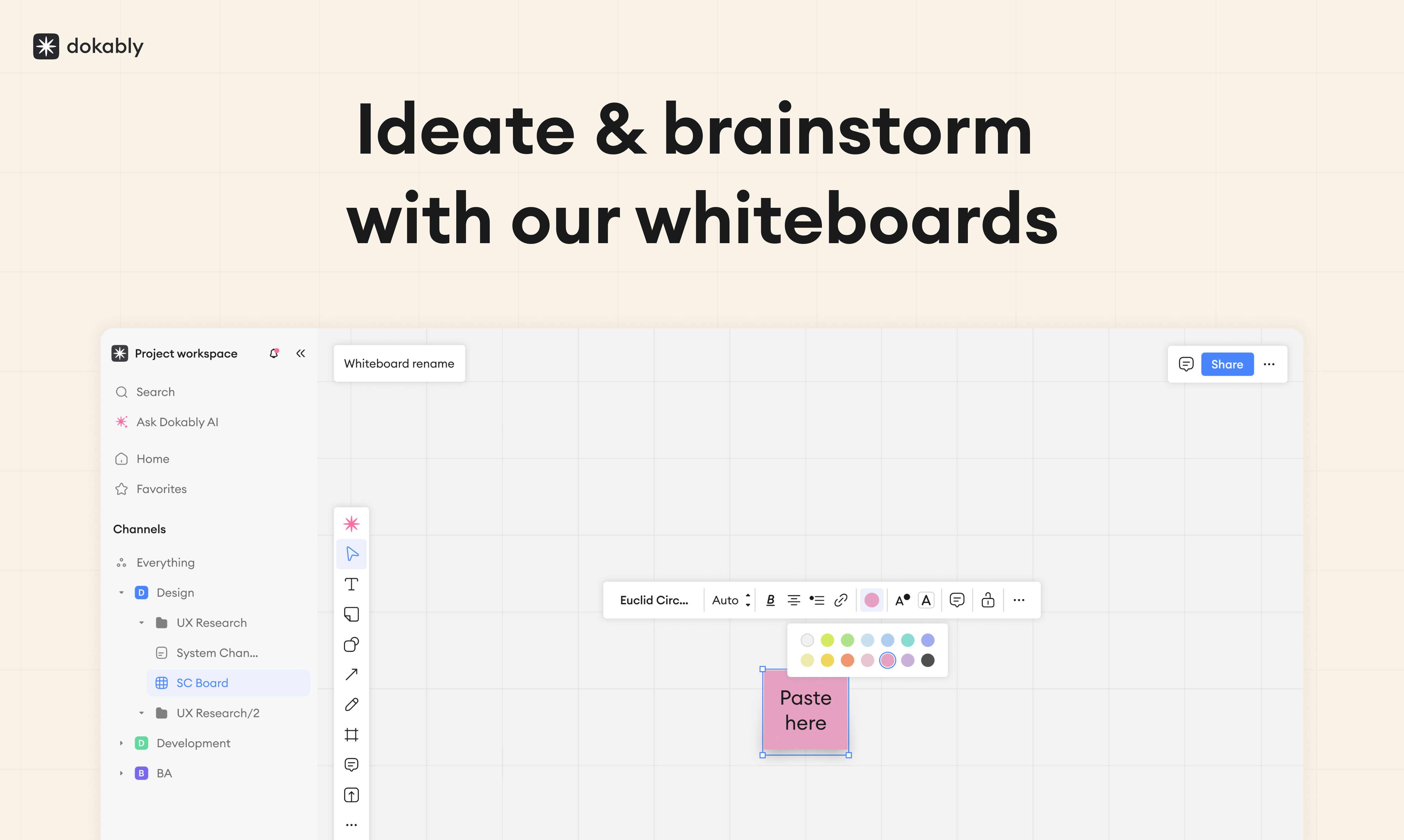 Dokably - Screenshot 2 showing product features and functionality