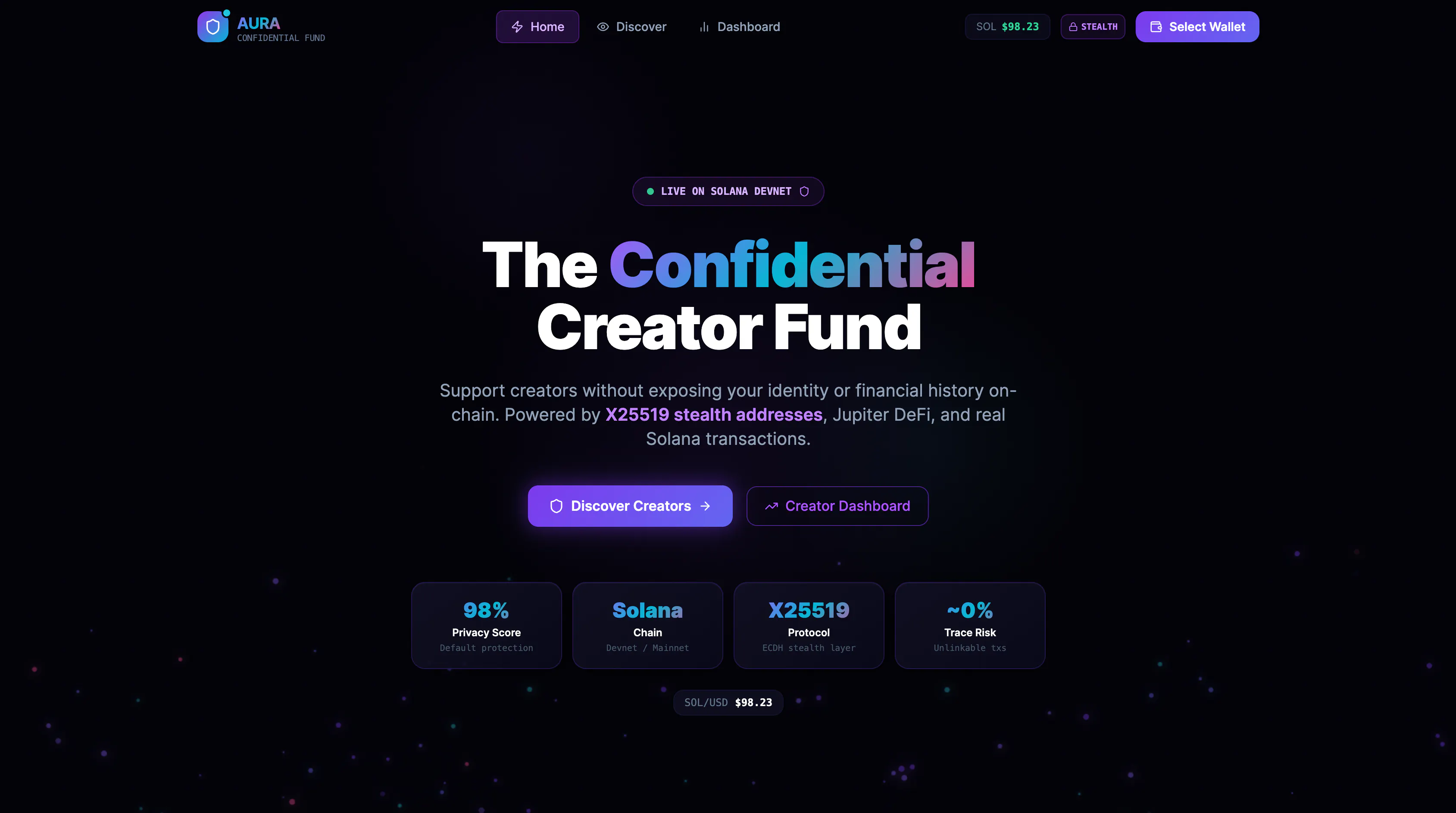 Aura — Confidential Creator Fund gallery image