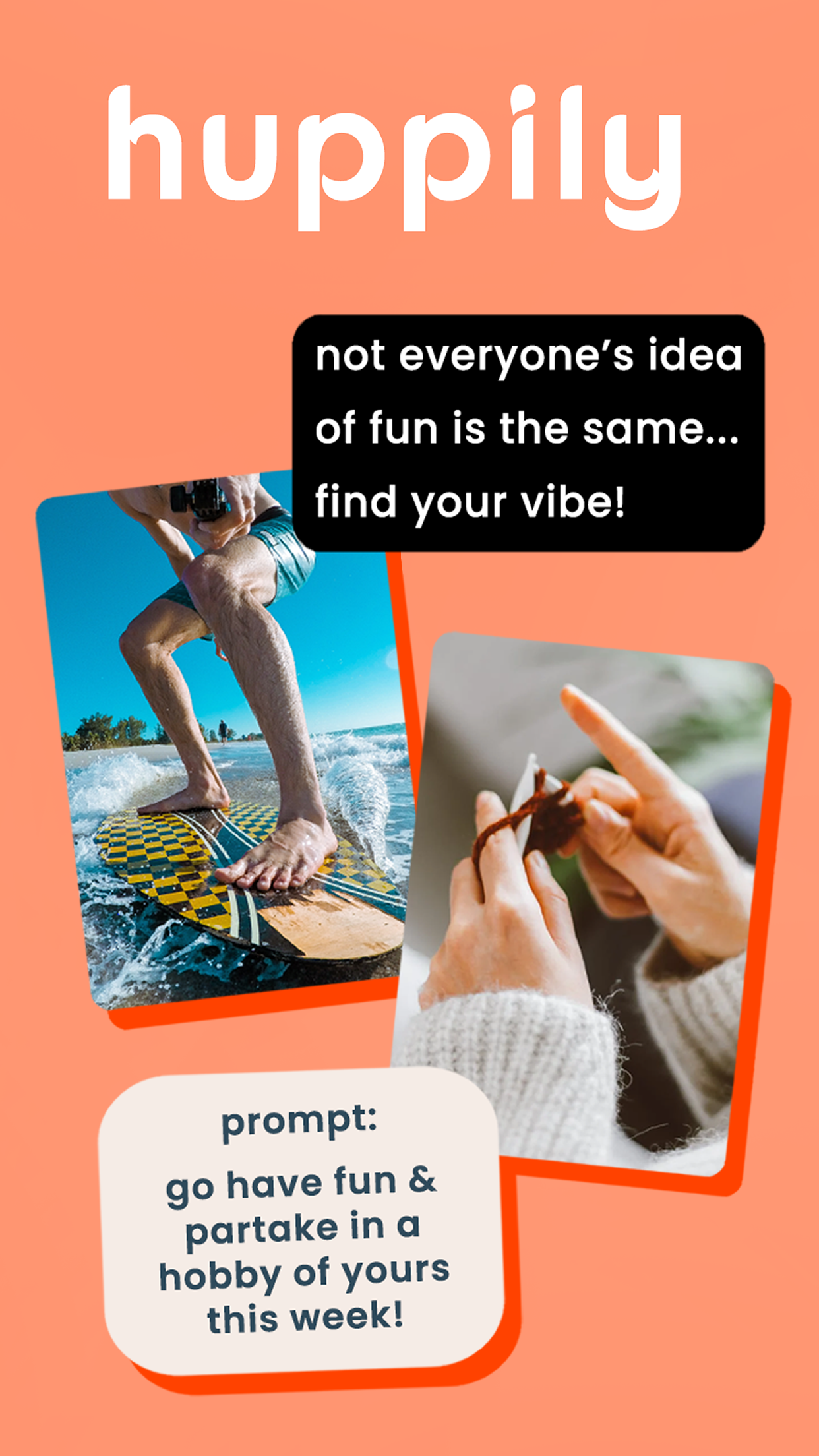Huppily App - The Friendship App with no faces, just happy vibes media 2