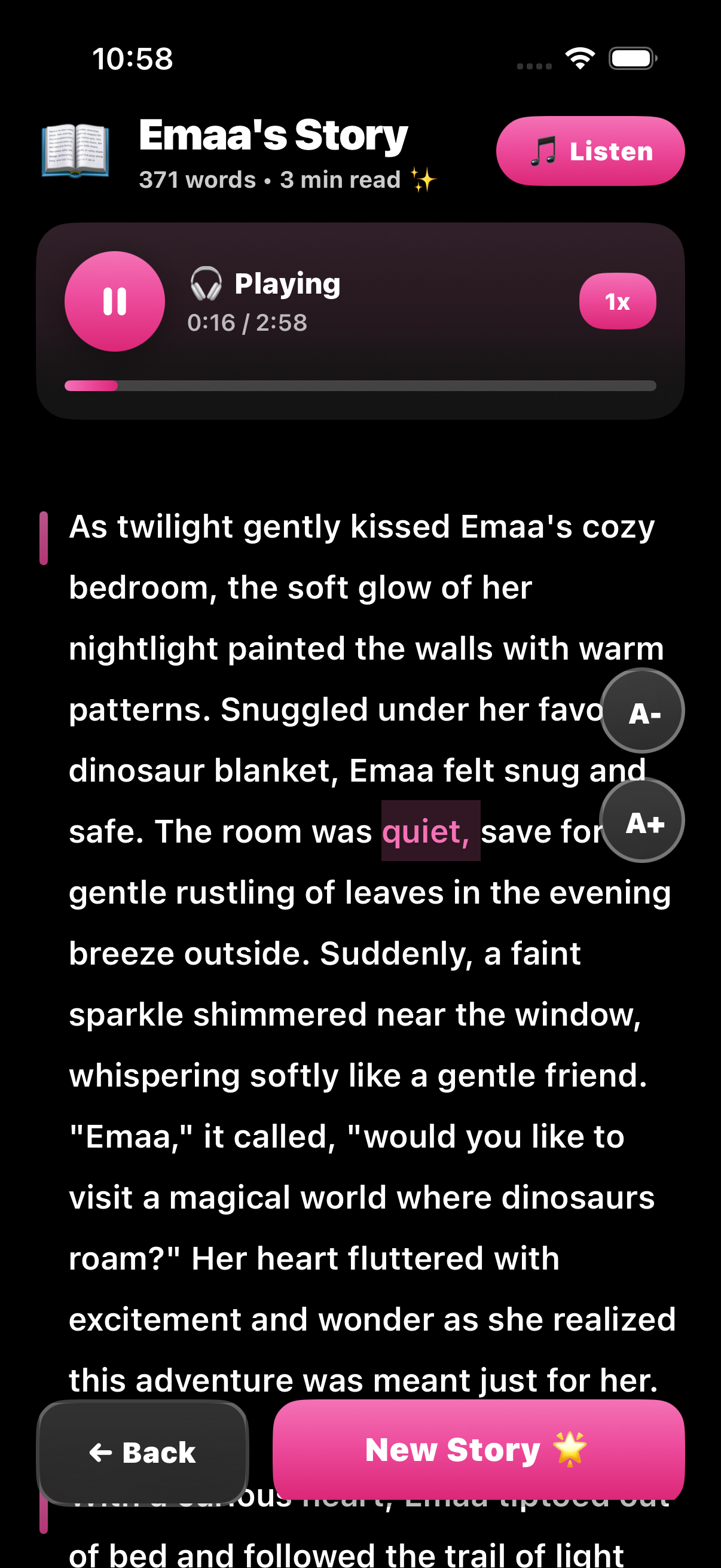 KidsTales - AI bedtime stories for kids gallery image