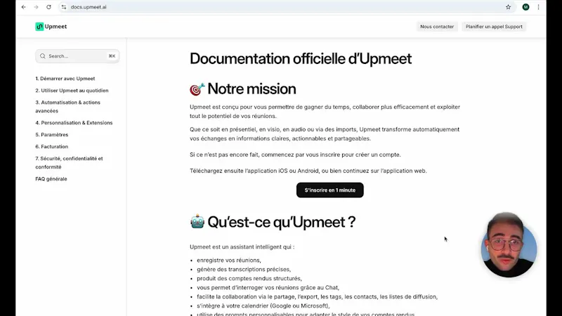Upmeet.ai screenshot 1 (video preview)