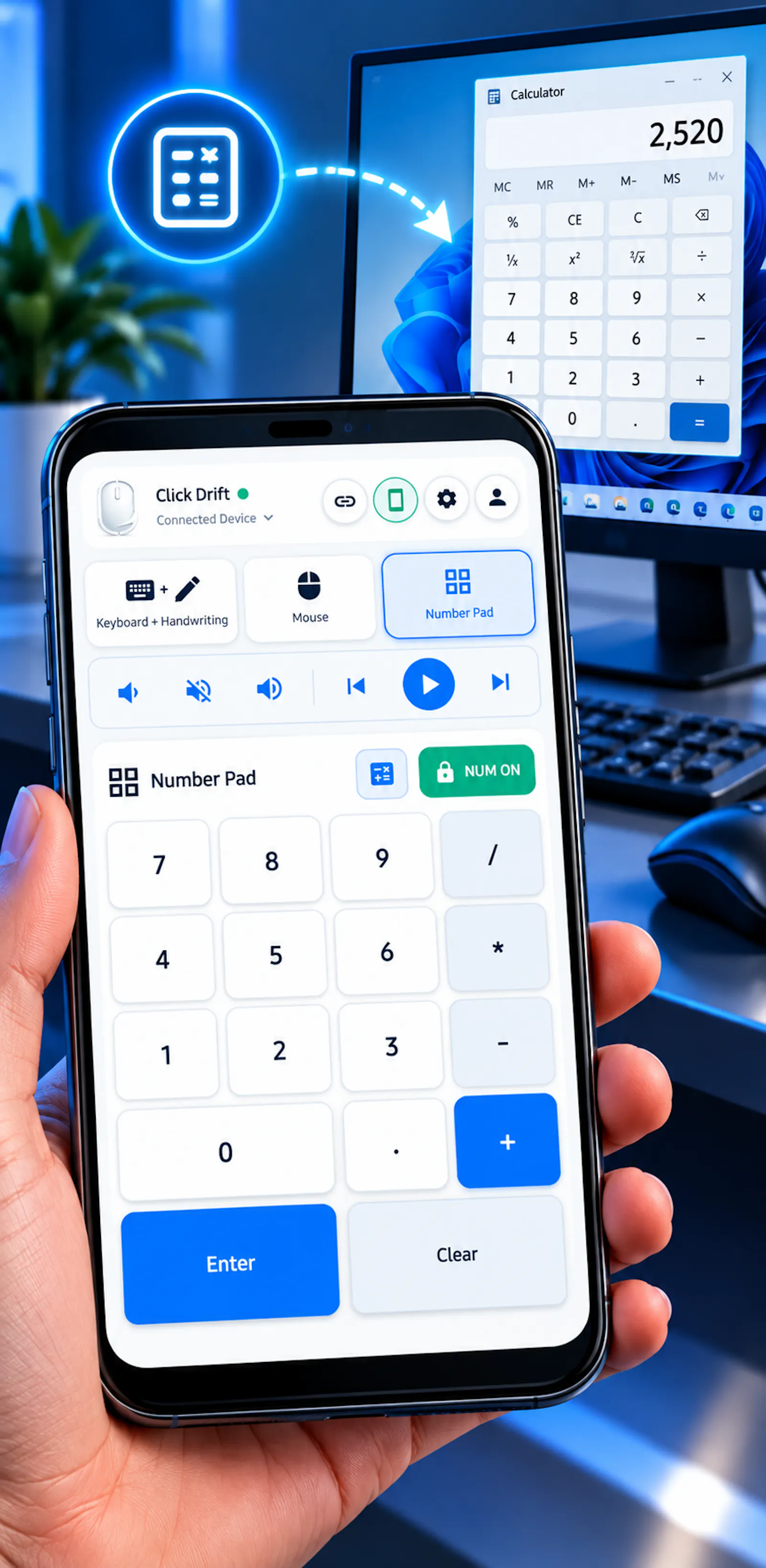 ClickDrift - Bluetooth Mouse & Keyboard screenshot 9