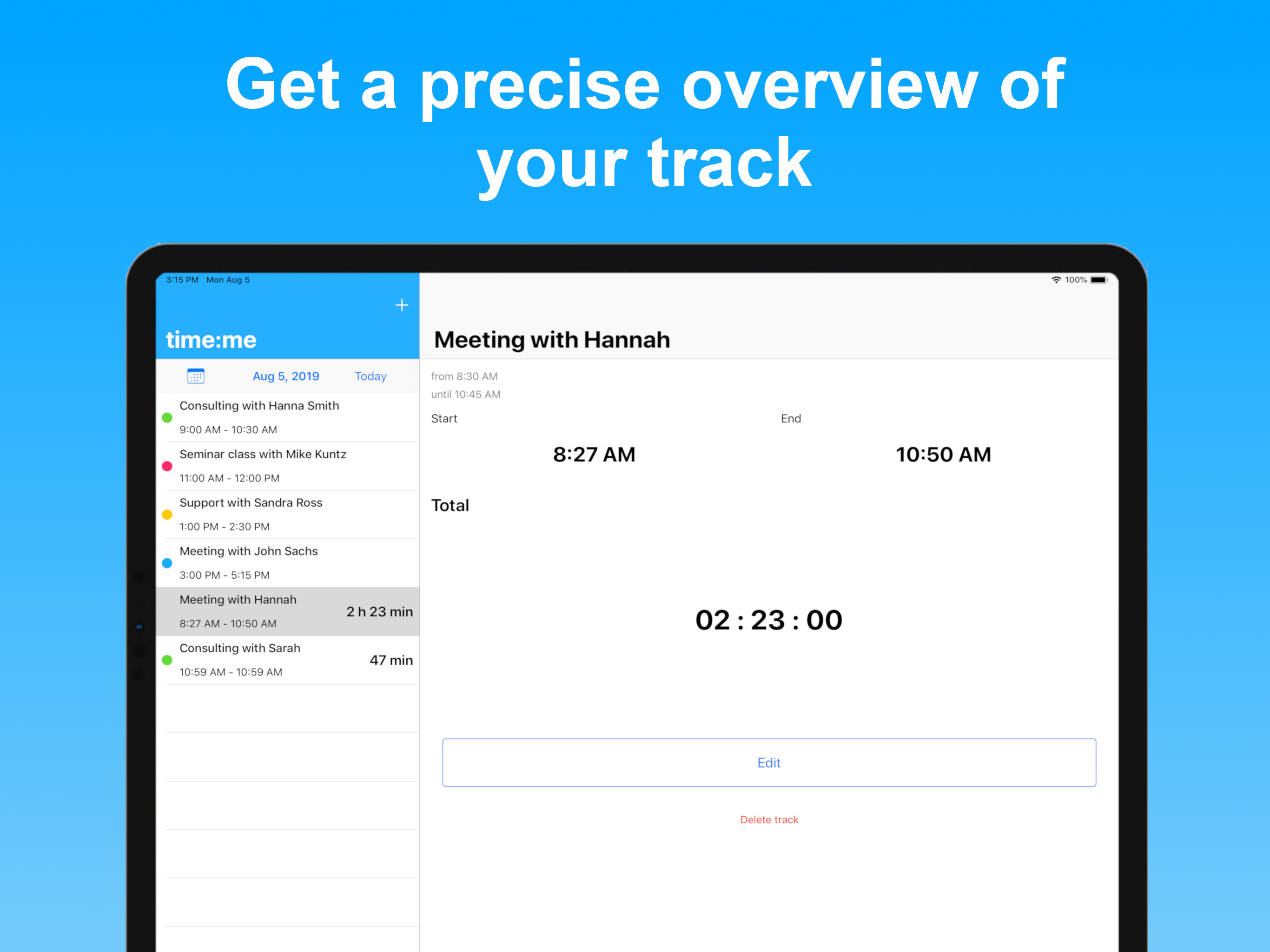 time:me gallery image