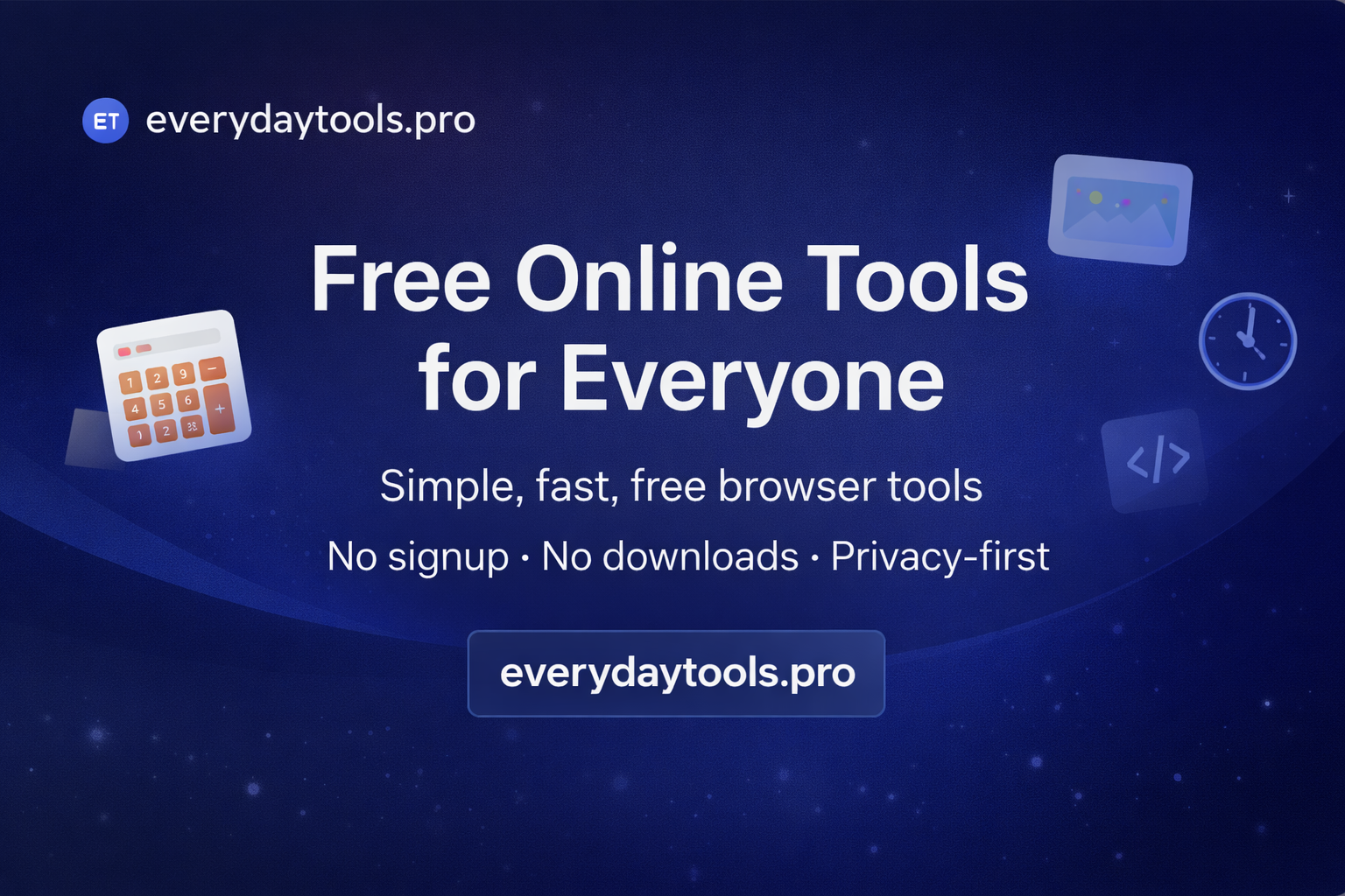 EverydayTools Pro - Main product screenshot demonstrating key features and user interface