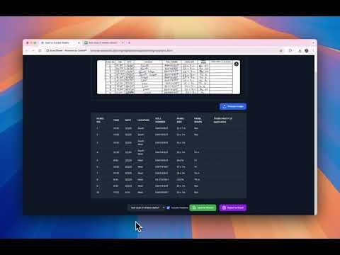 Scan2Sheet gallery image