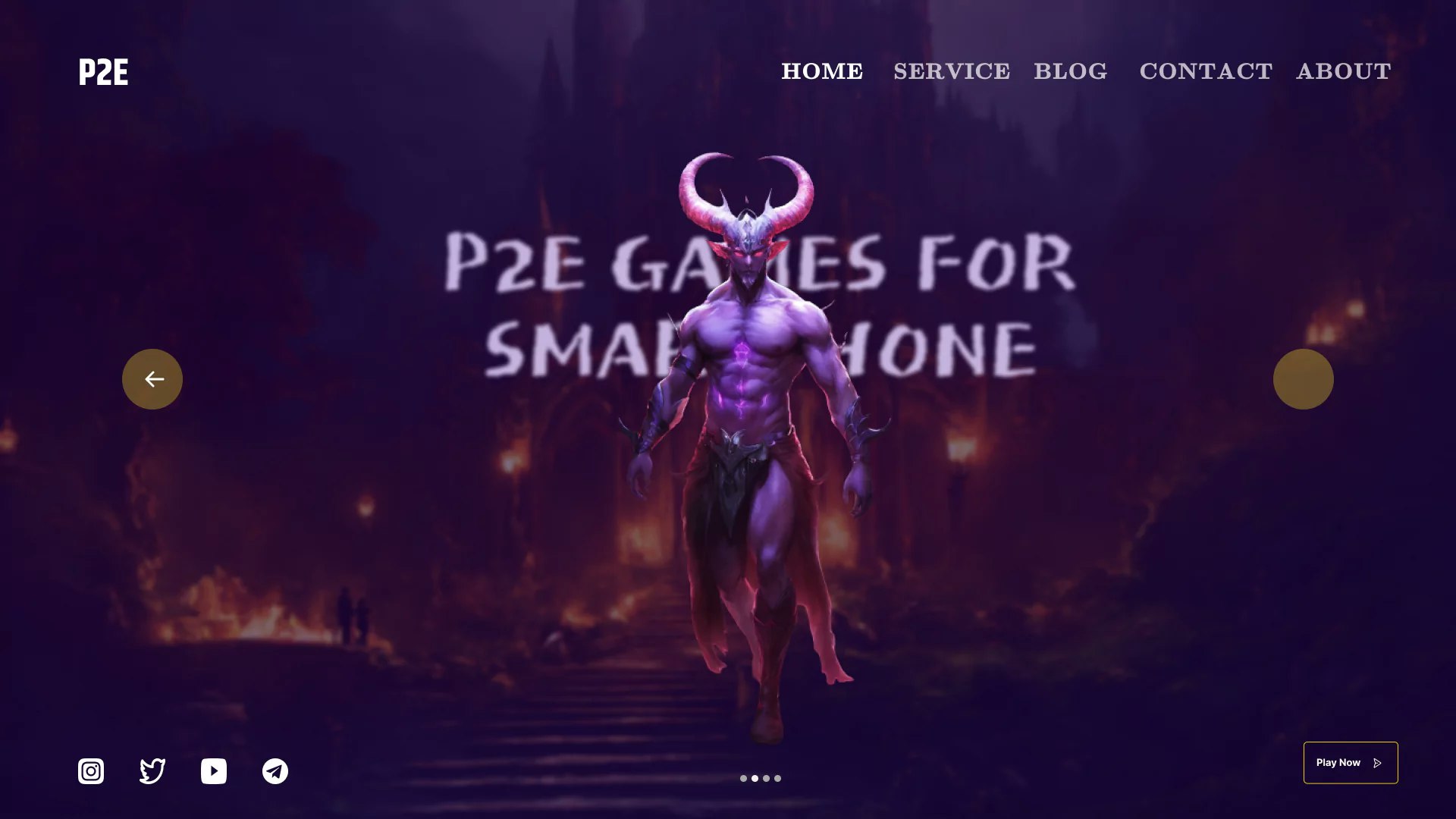 Blockchain game - Main screenshot showing features and interface