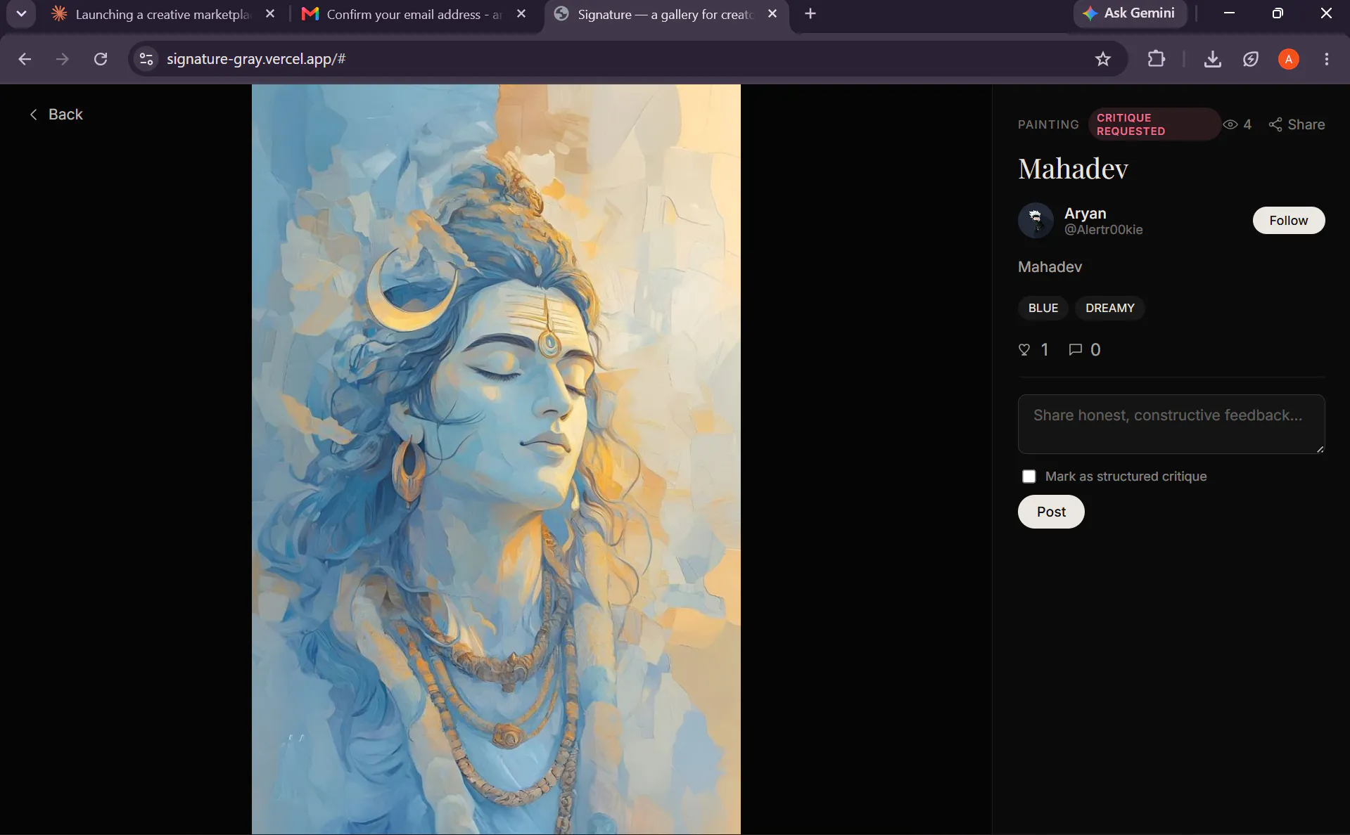 Signature gallery image