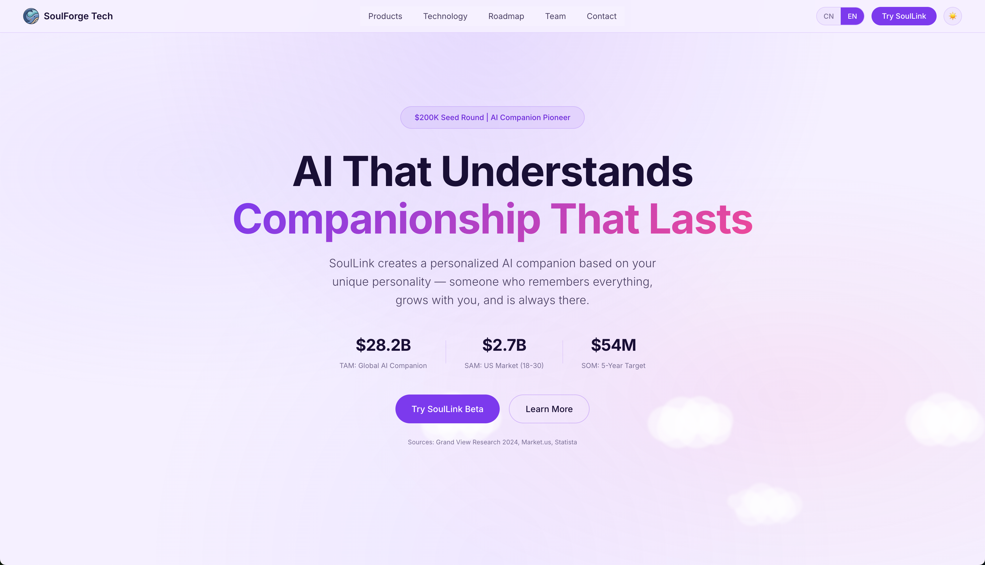 SoulLink - Main product screenshot demonstrating key features and user interface
