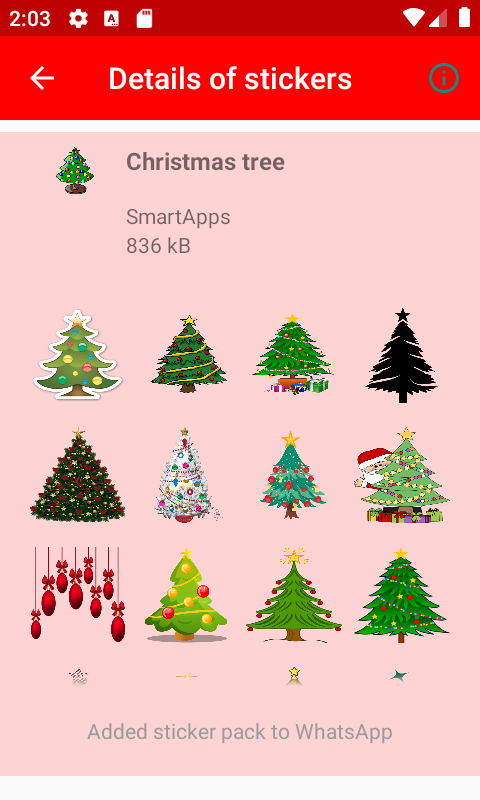 Christmas Stickers for WhatsApp gallery image