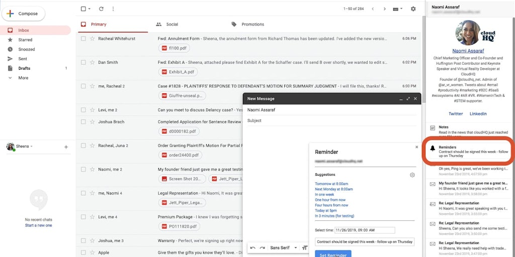 Gmail CoPilot by cloudHQ Image