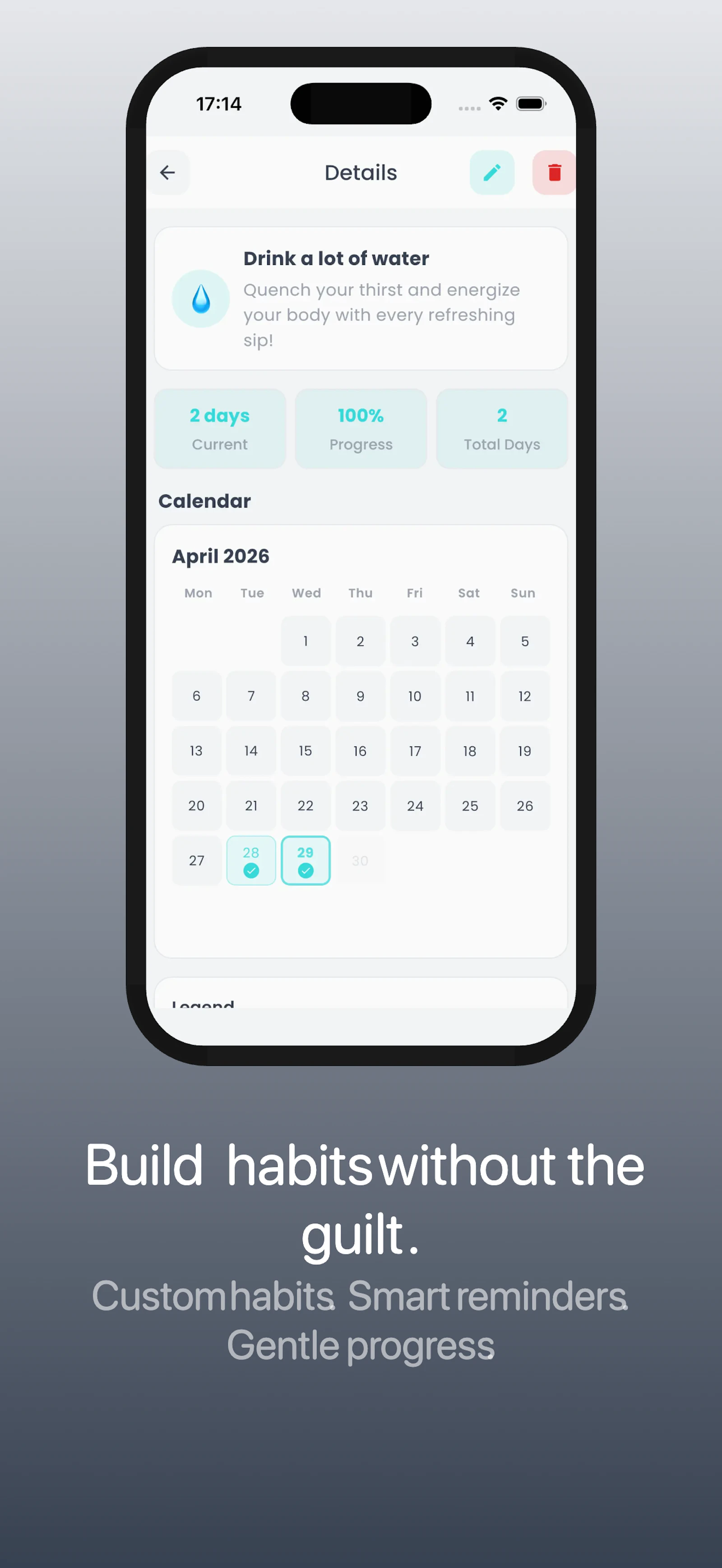 Clarity: Habit, Mood & Detox screenshot 5