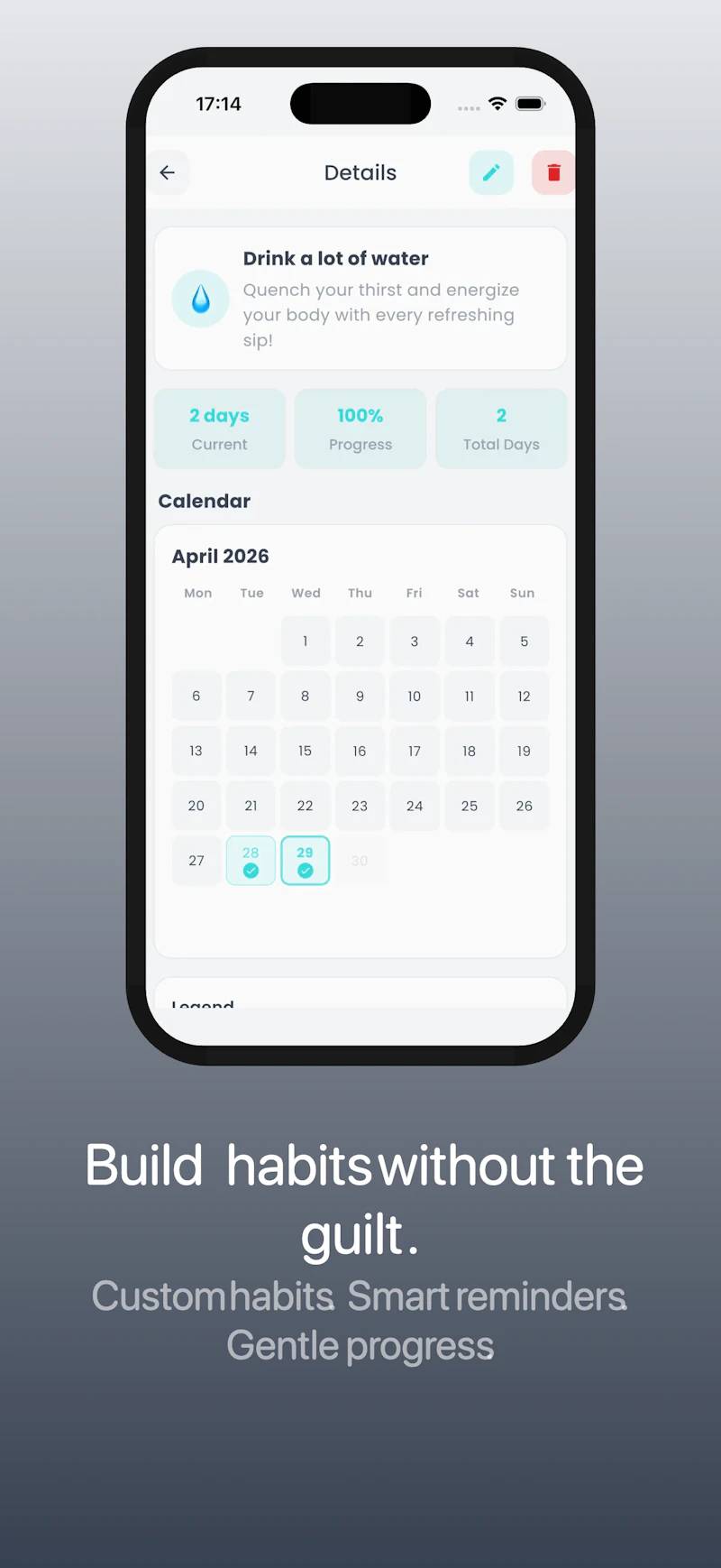Clarity: Habit, Mood & Detox screenshot 5