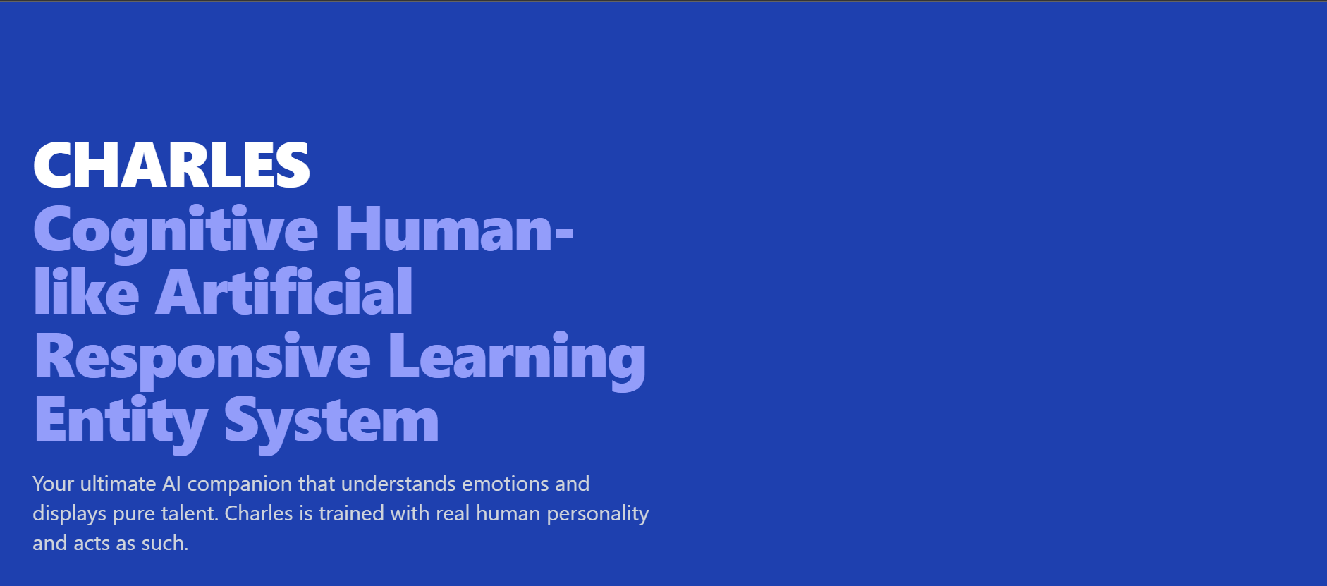 CHARLES - Trained AI Companion gallery image