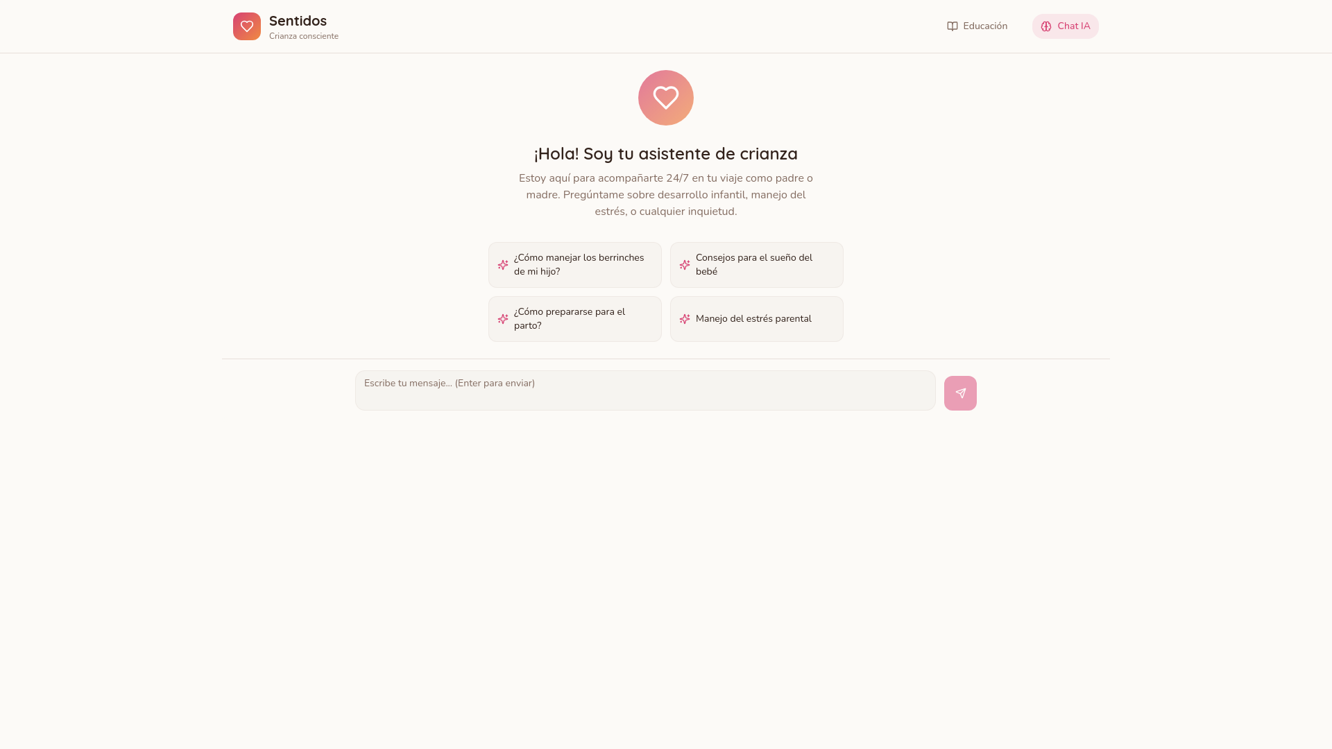 Sentidos App Asistente de crianza gallery image
