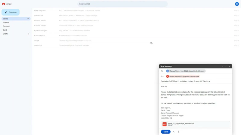 Penpal.work screenshot 1 (video preview)