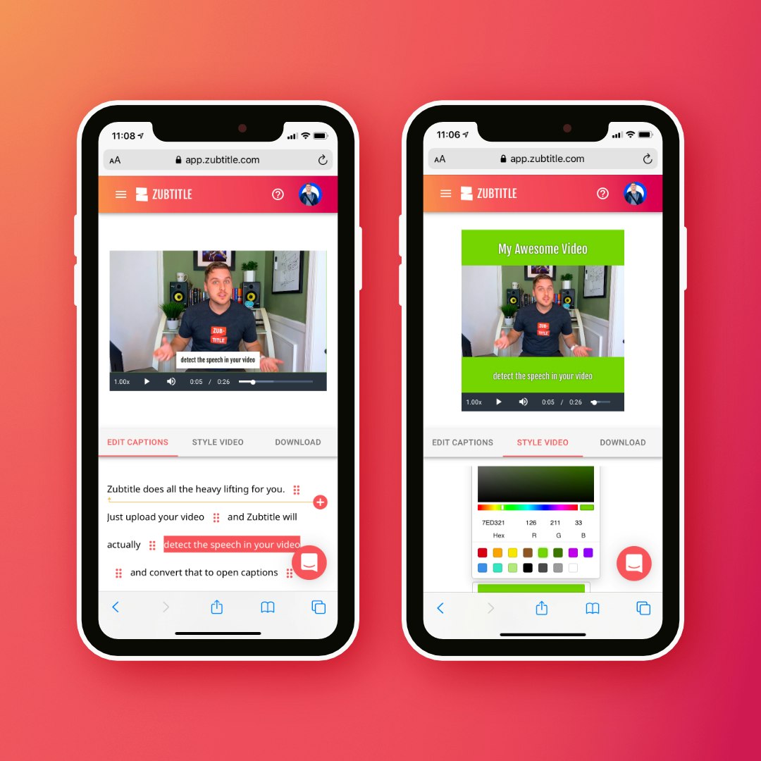 Zubtitle — screenshot 4 showing tool features and UI