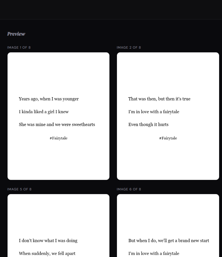 TextSlides gallery image