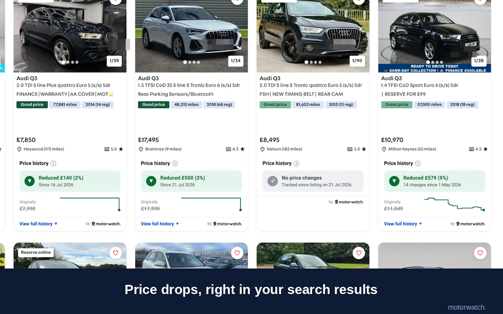 Motorwatch - car price tracker screenshot 1