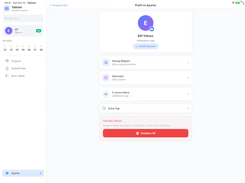 Tablom screenshot 1