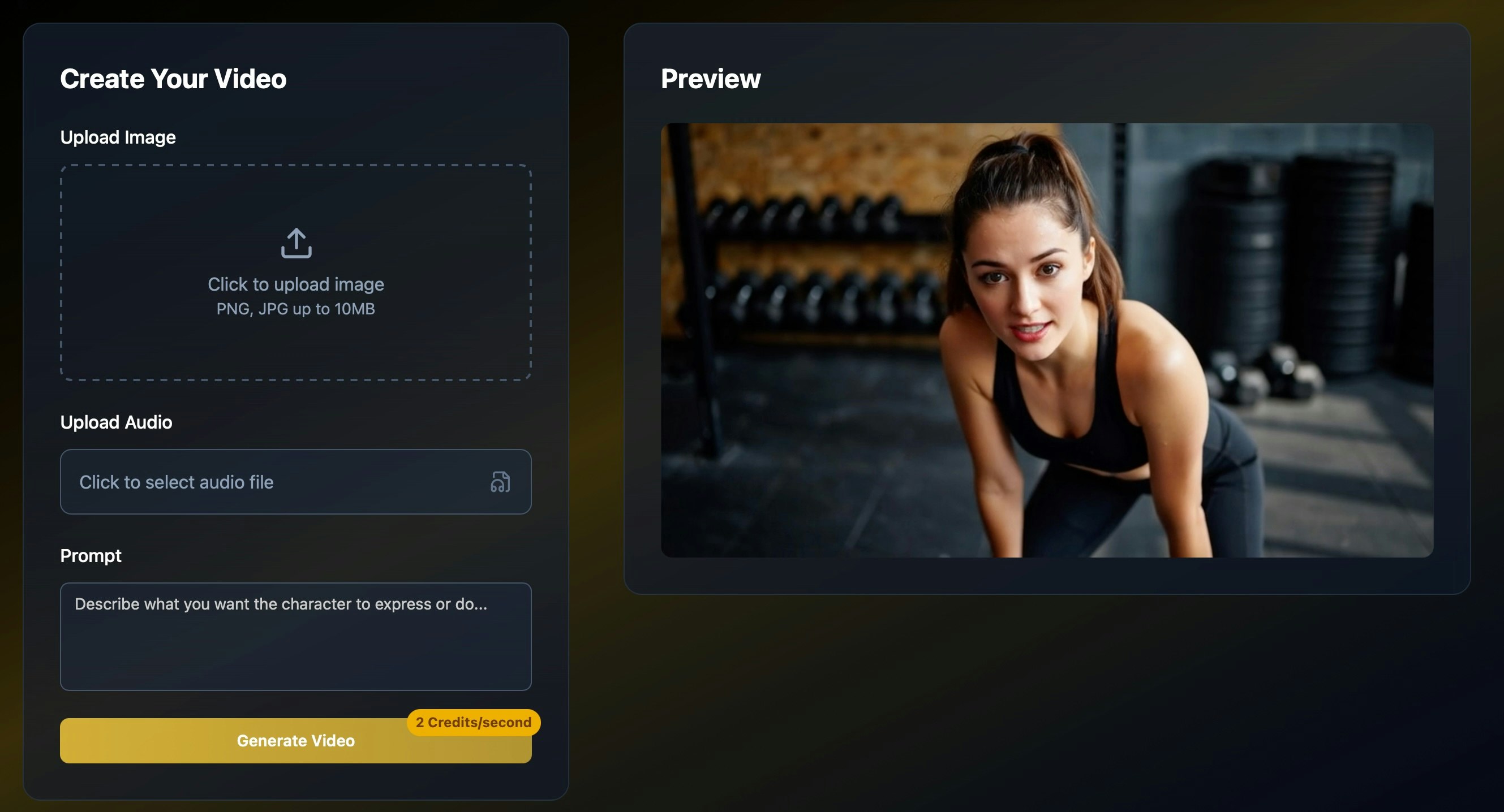 Média Meigen Infinite Talk AI Générateur - Créer des vidéos parlantes infinies 1