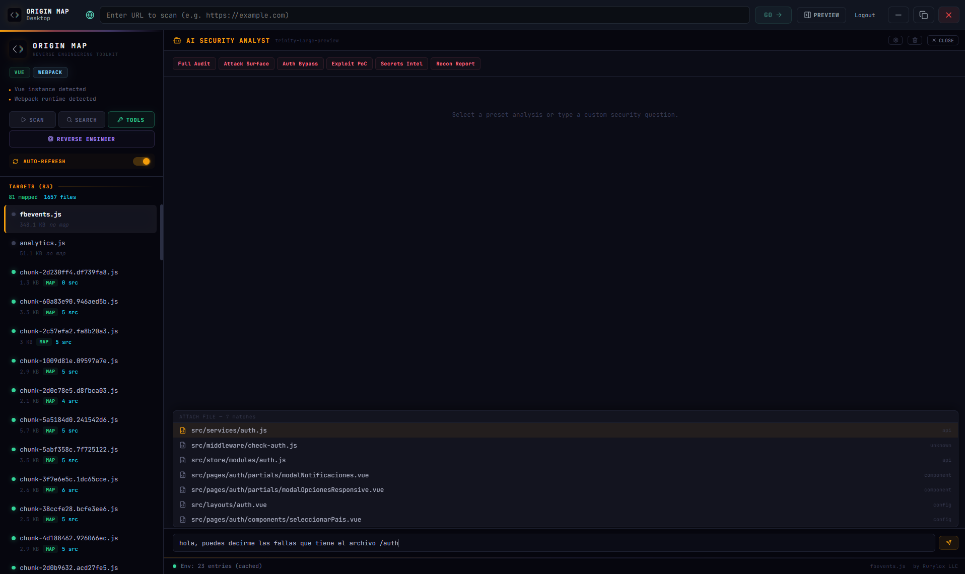 Origin Map — Reverse Engineering Toolkit - Screenshot 3 showing product features and functionality