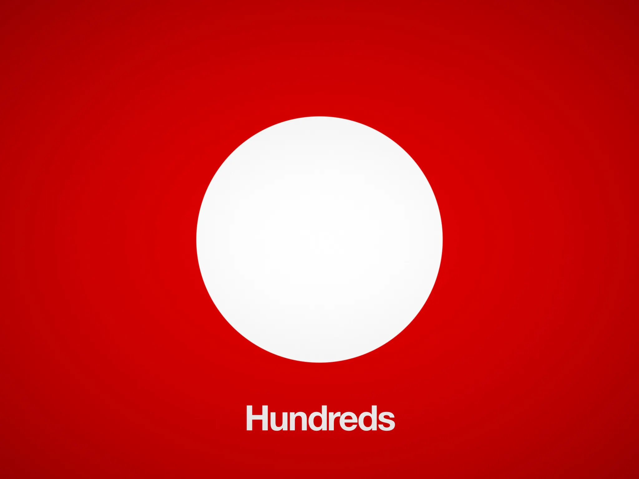 Hundreds