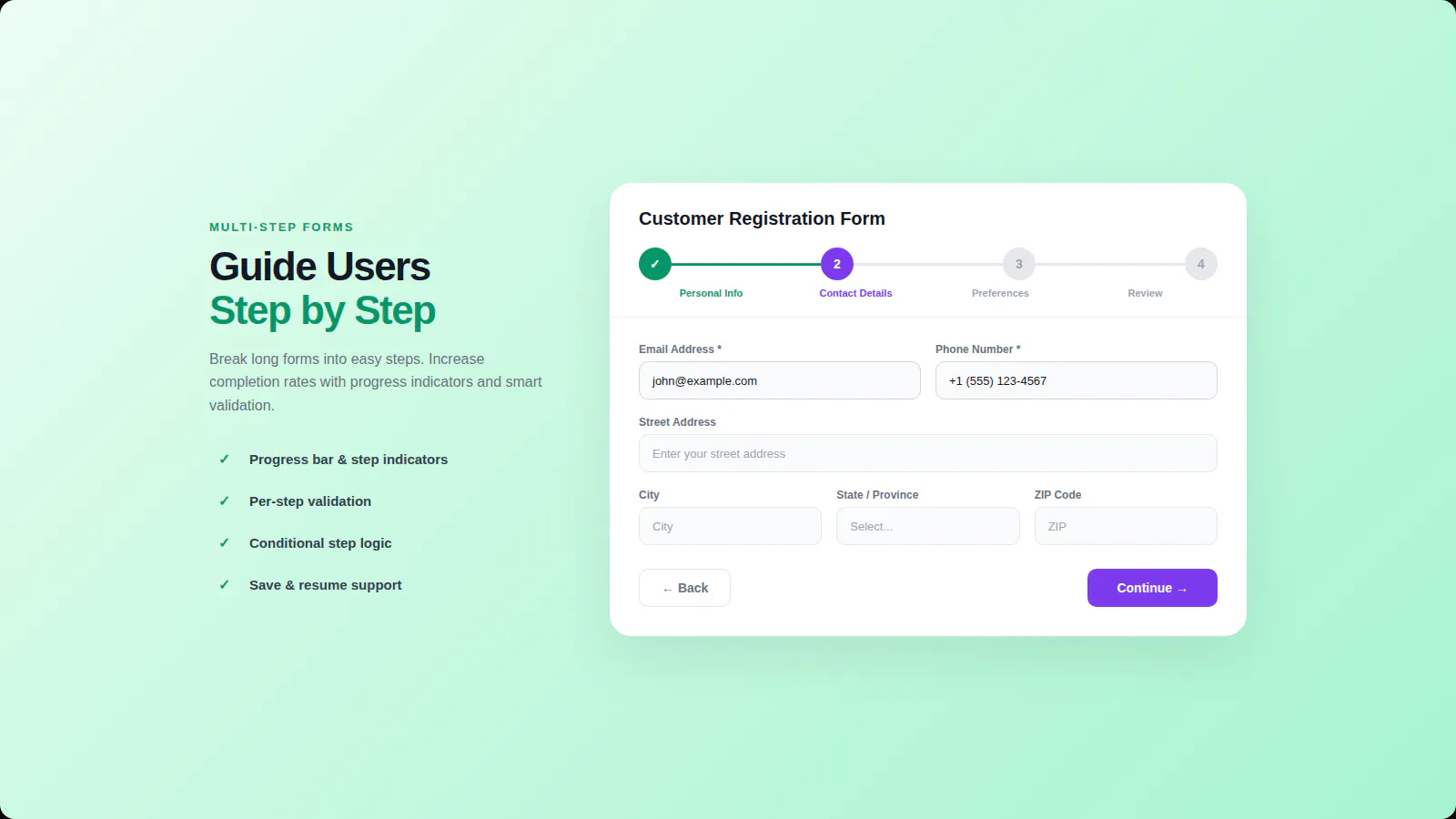 Cruxtab Contact Form Builder gallery image