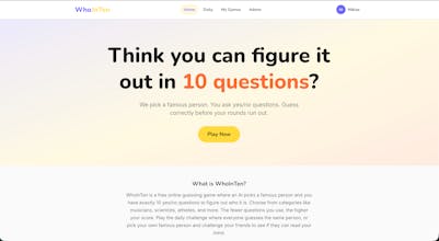 WhoInTen gallery image