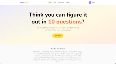 WhoInTen gallery image