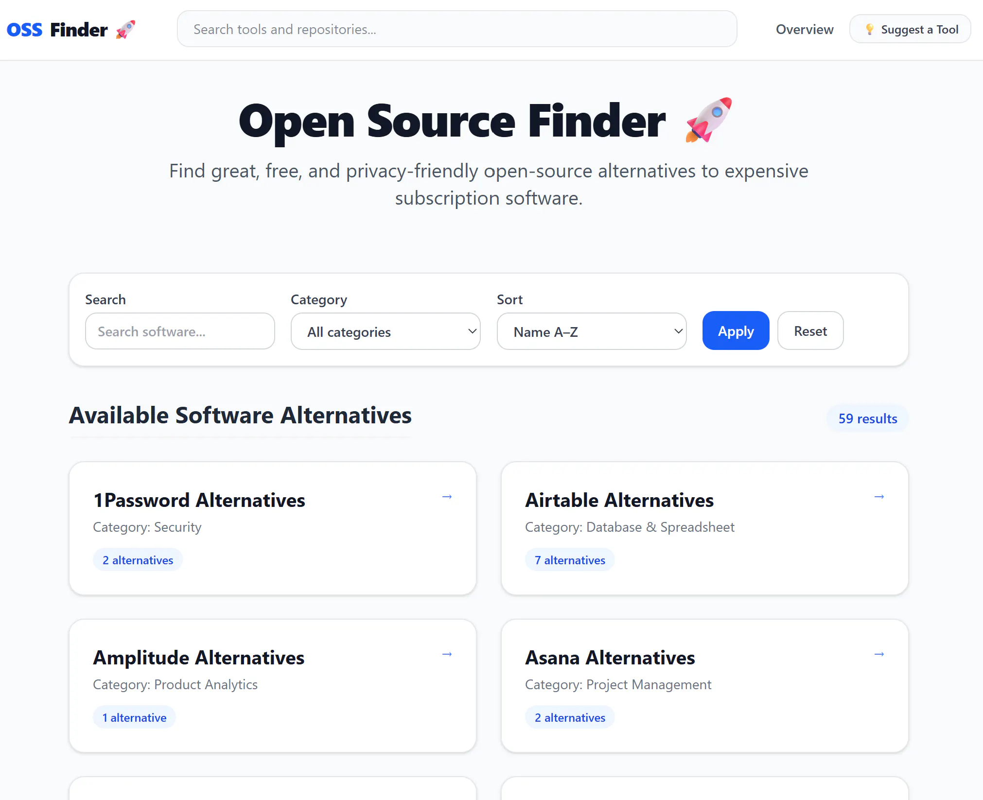 Open Source Finder gallery image