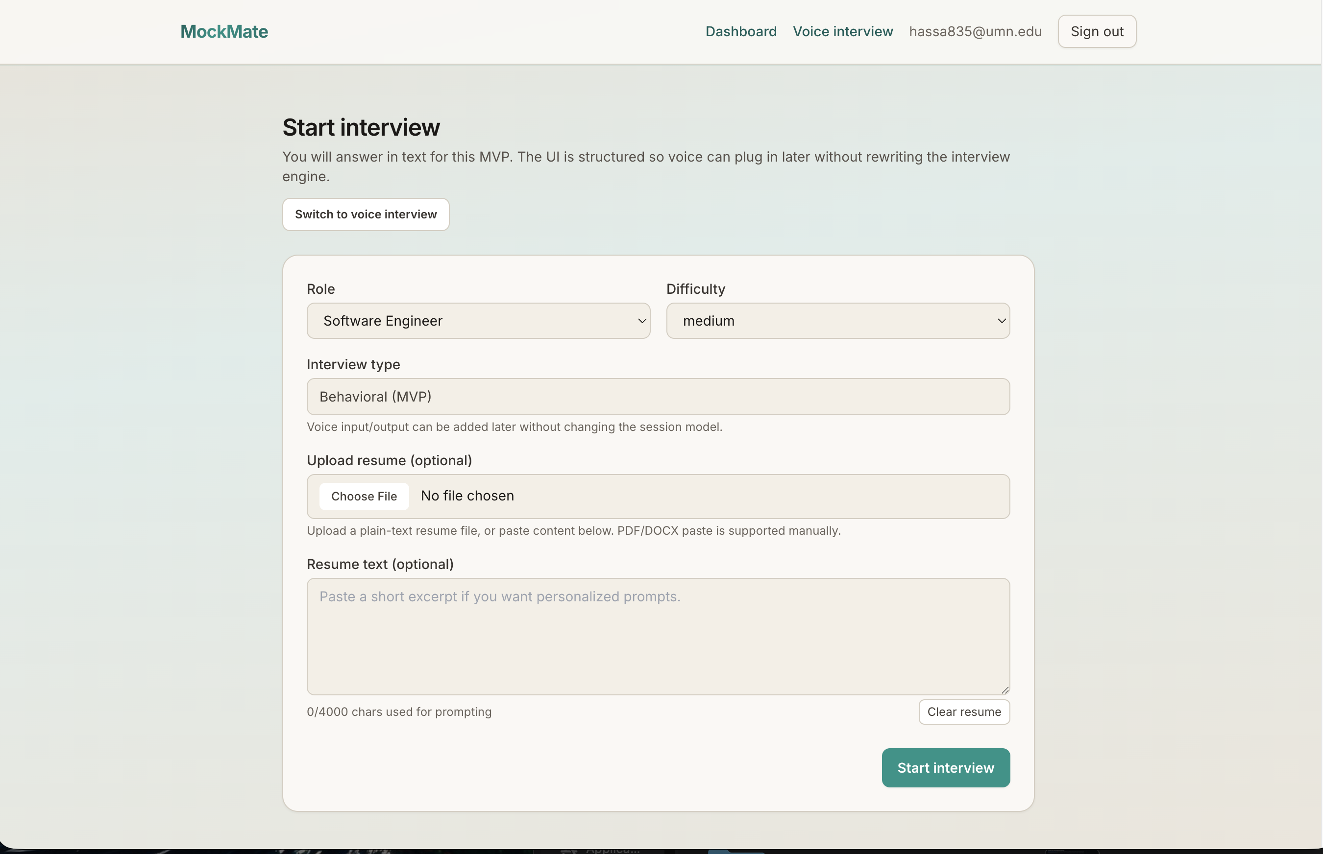 MockMate AI gallery image