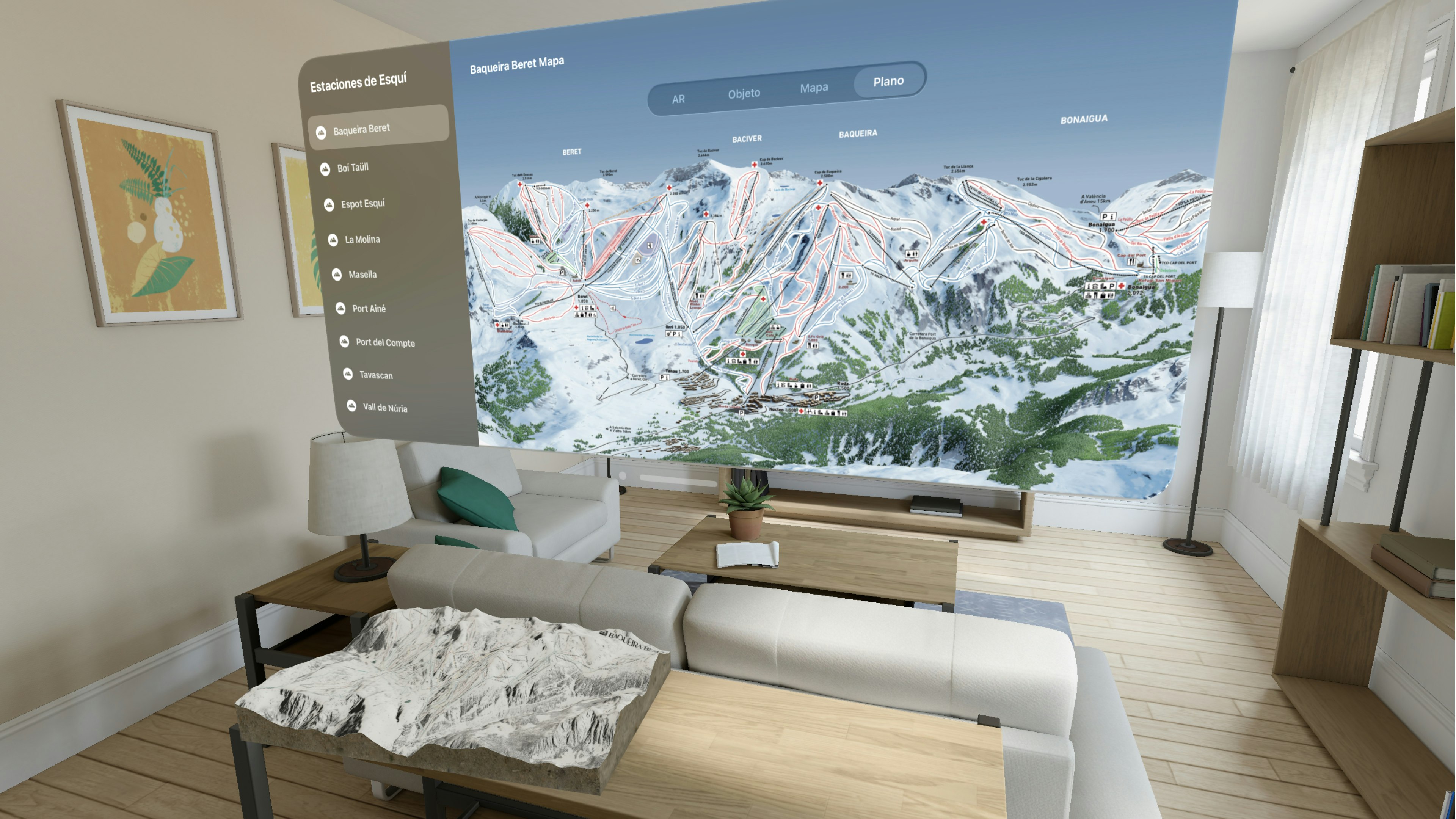 Neu - AR Ski Resorts แผนที่สำหรับ Apple Vision Pro และ iOS media 7
