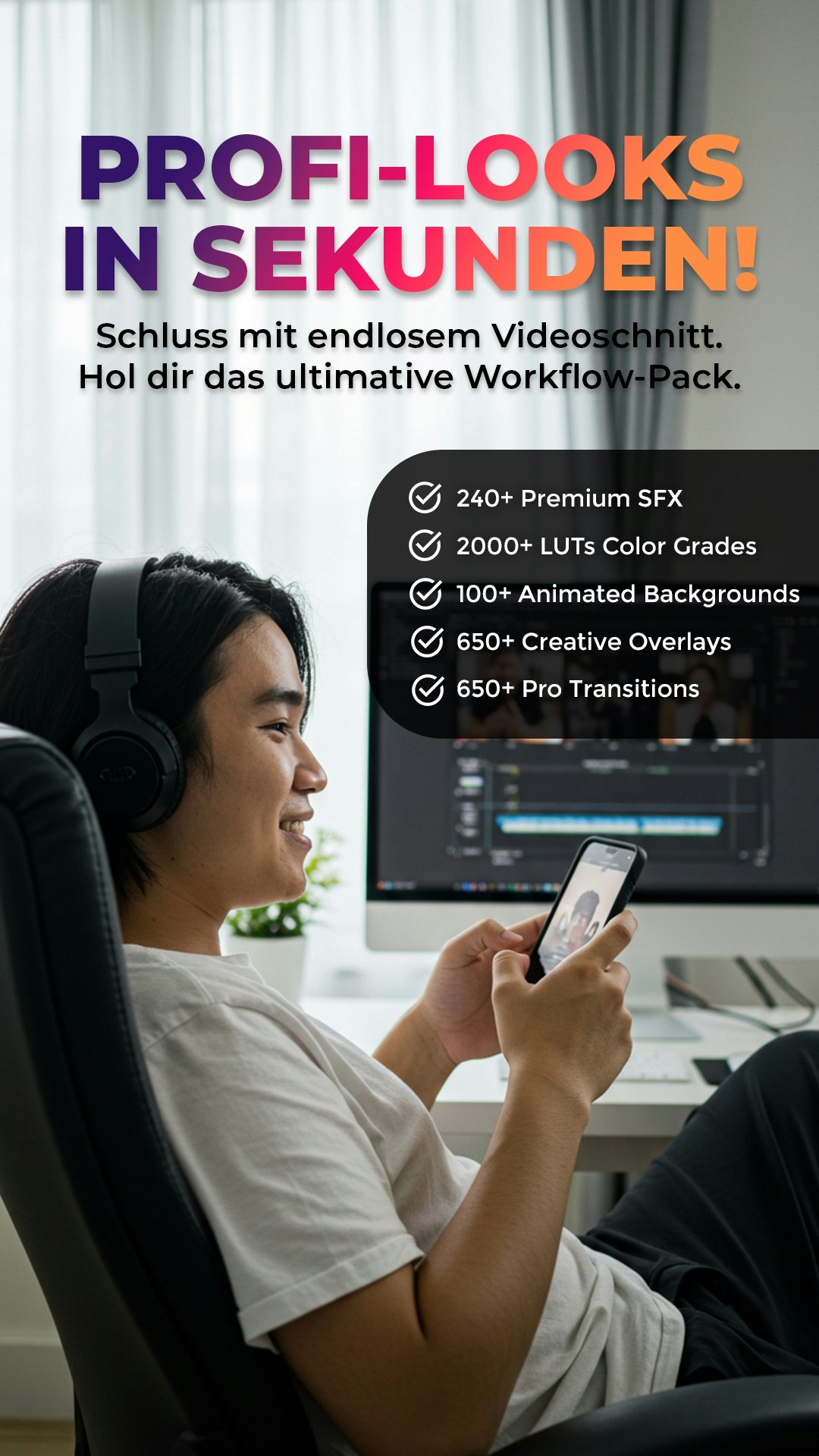 Free Content Creator Preset Pack - Screenshot 2 showing product features and functionality