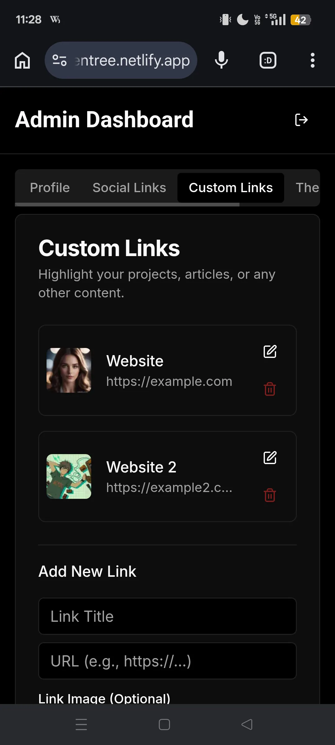 LinkFolio gallery image