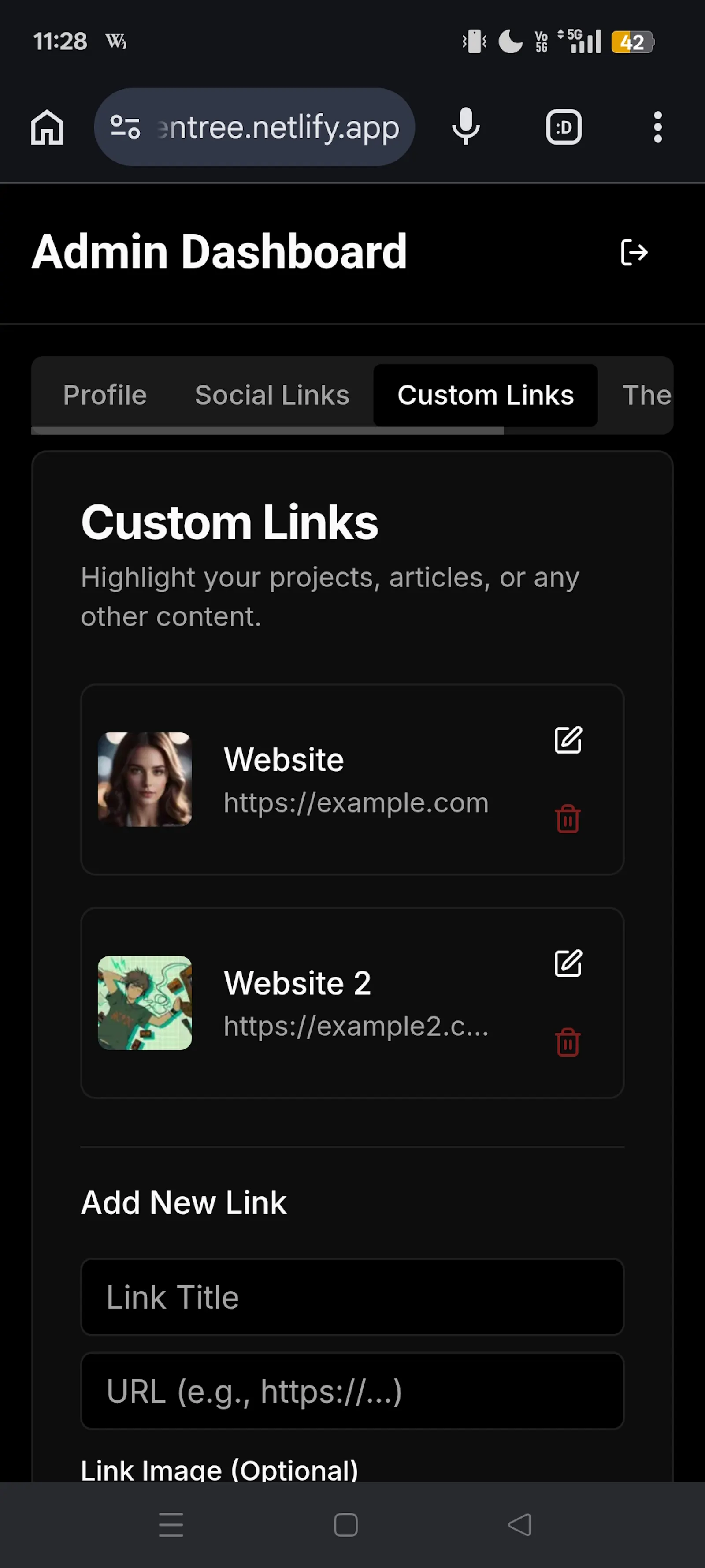 LinkFolio screenshot 3