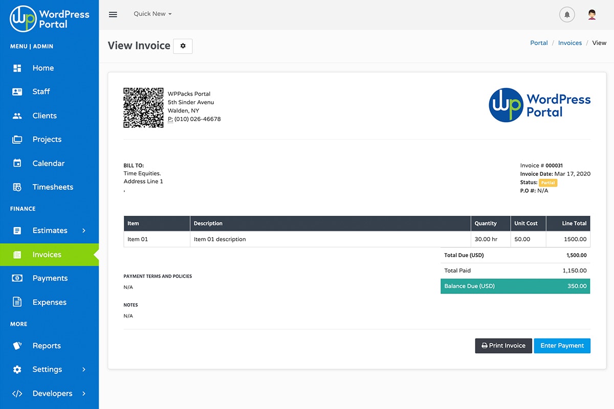 WordPress Portal gallery image
