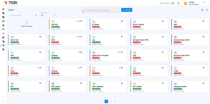 TAZK Projects screenshot 1