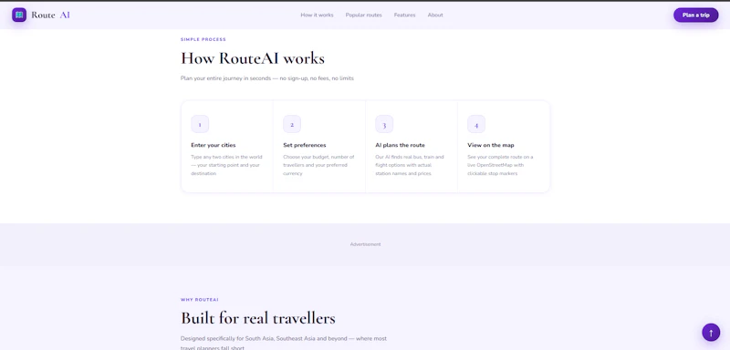 PlanRouteAI screenshot 2