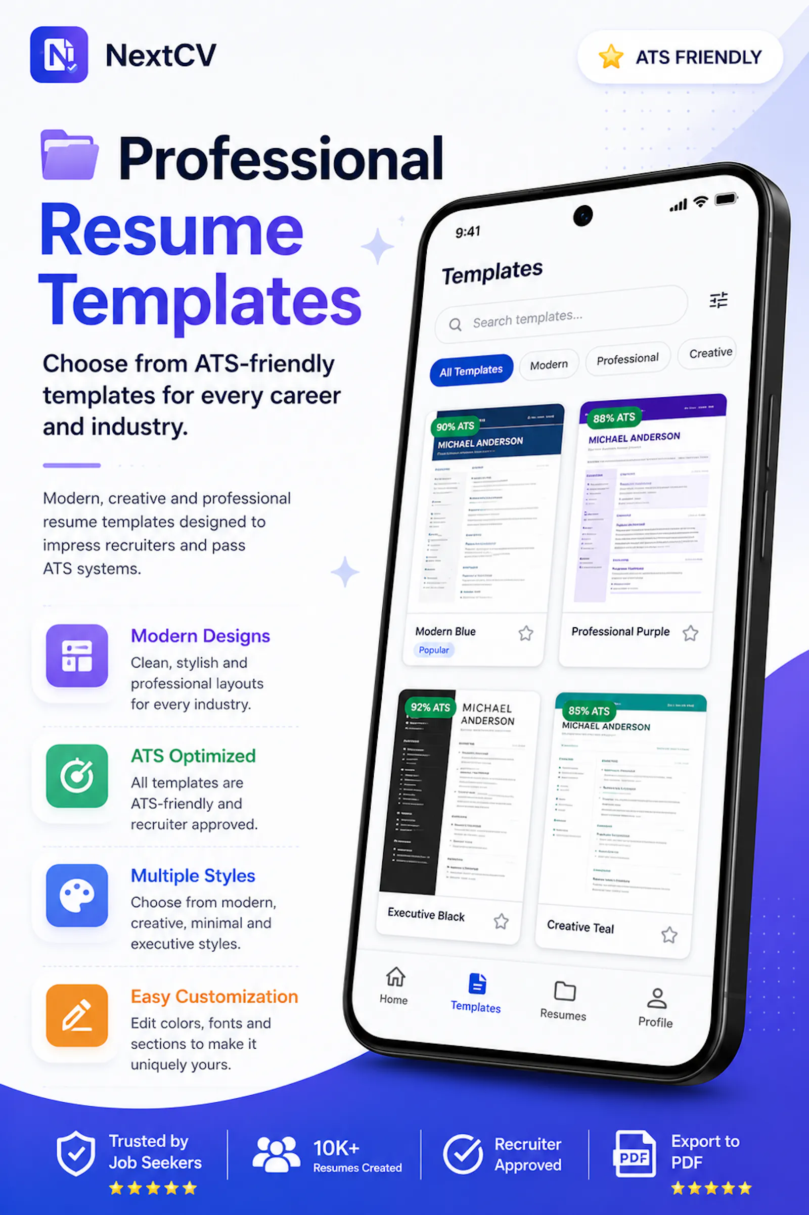 NextCV: Resume & CV Builder screenshot 4