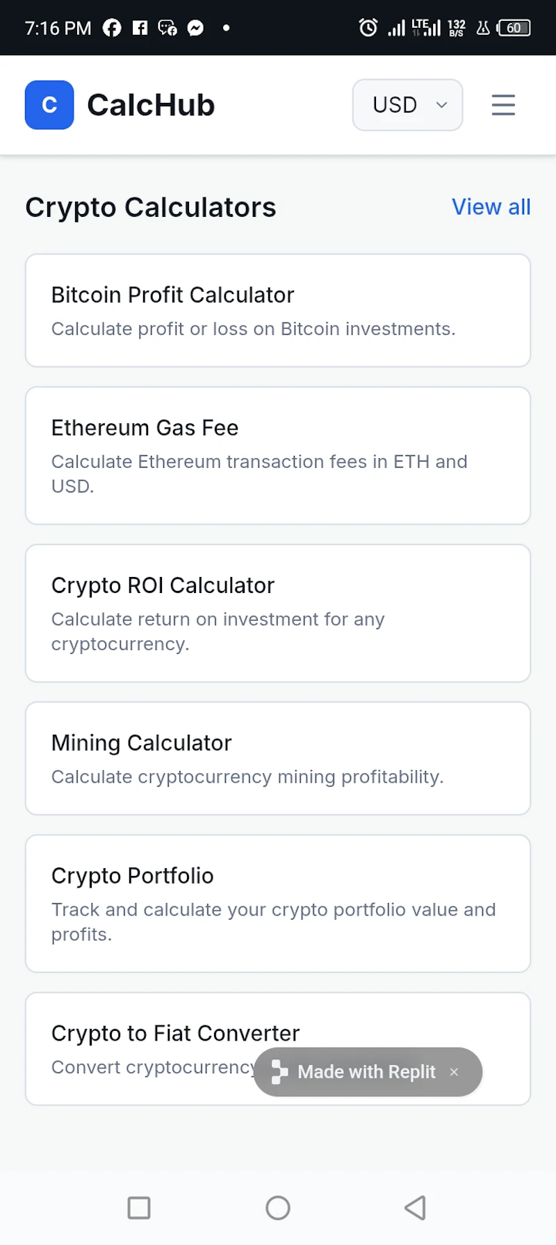 CalcHub screenshot 3