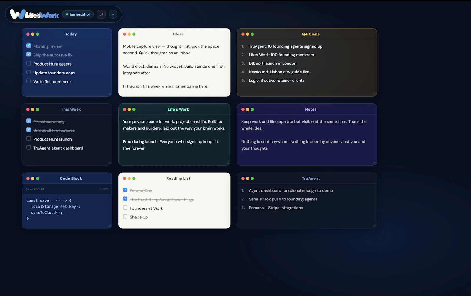 Life's Work screenshot 2