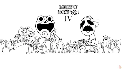 Garten of Banban Coloring Pages gallery image